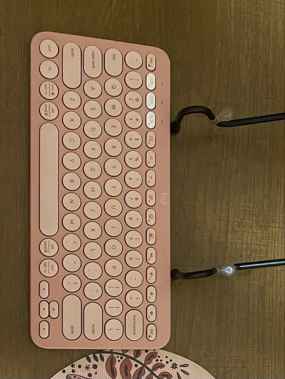 Teclado e mouse da Logitech 