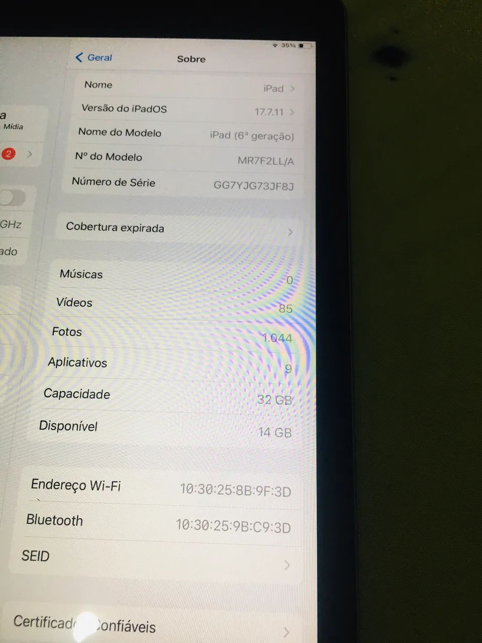 Vendo iPad 6 geração