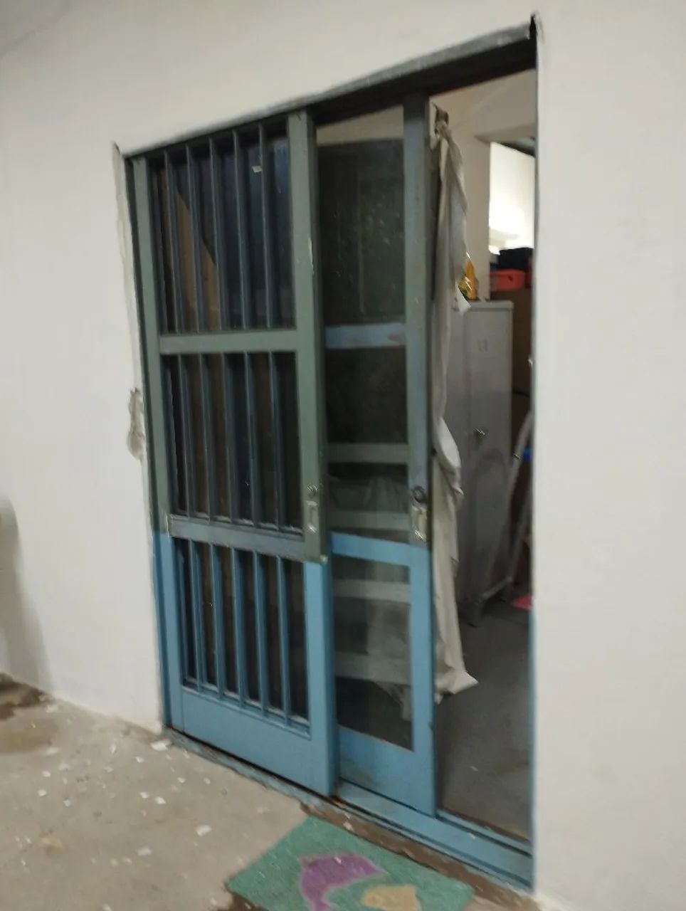 Porta de correr reforçada de ferro usada - Foto 3