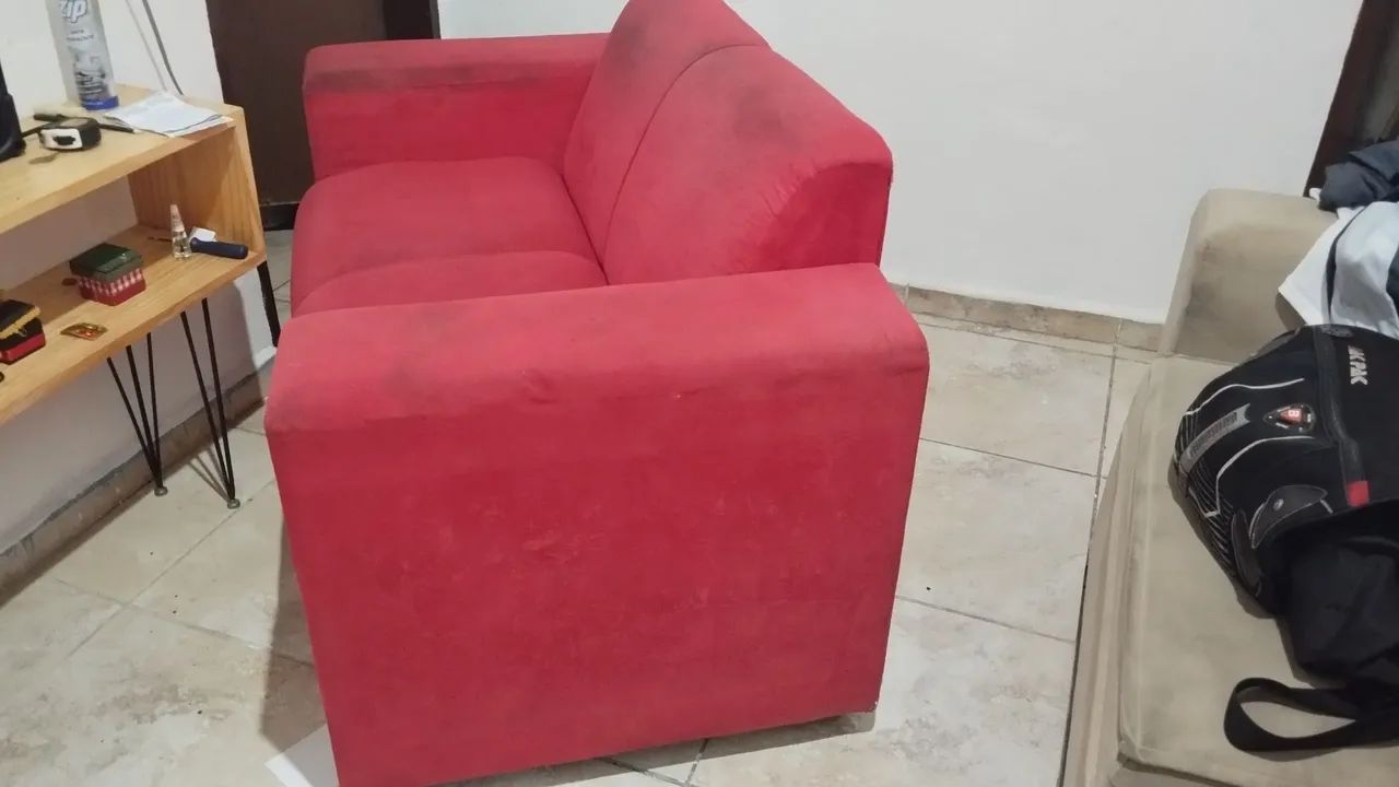 SOFA VERMELHO 2 LUGARES  - Foto 4