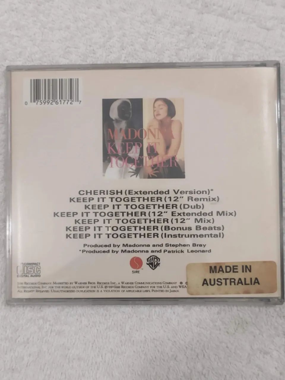 CD Single Madonna Keep it Together Importado - Foto 2