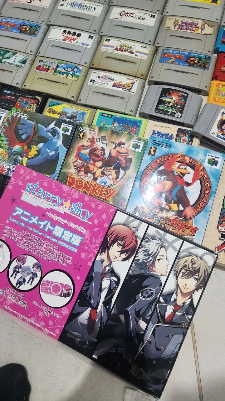 Lote de video game e jogos (snes, dreamcast, n64, super famicom, psp) - Foto 4