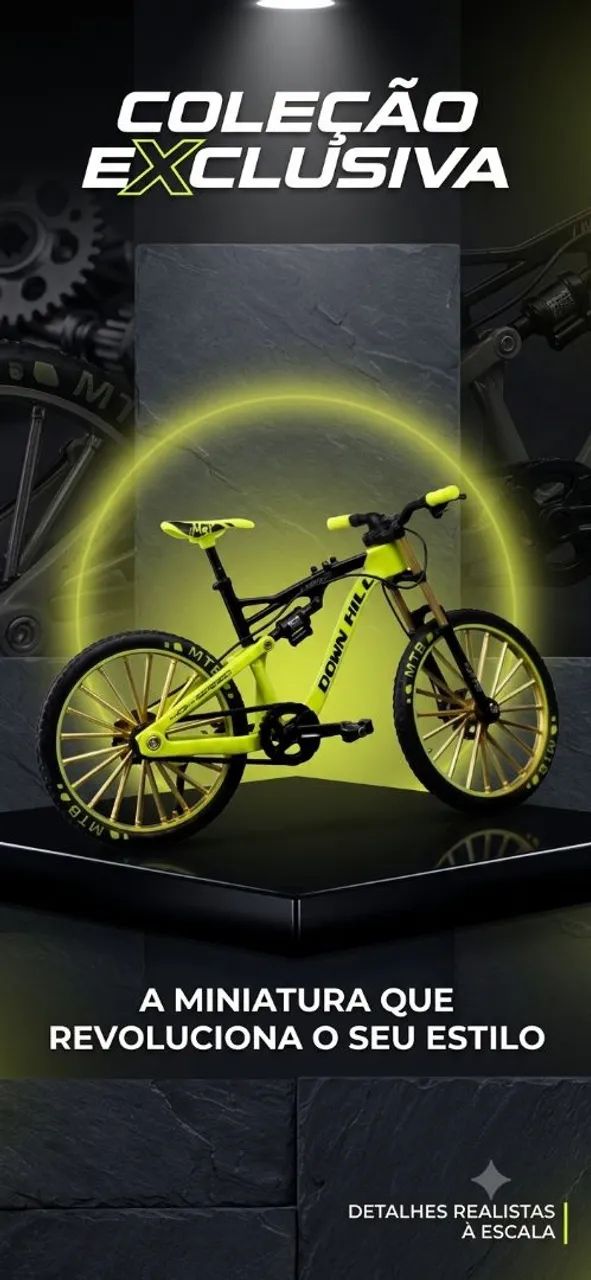 Bicicleta de Ferro em Miniatura - Foto 2