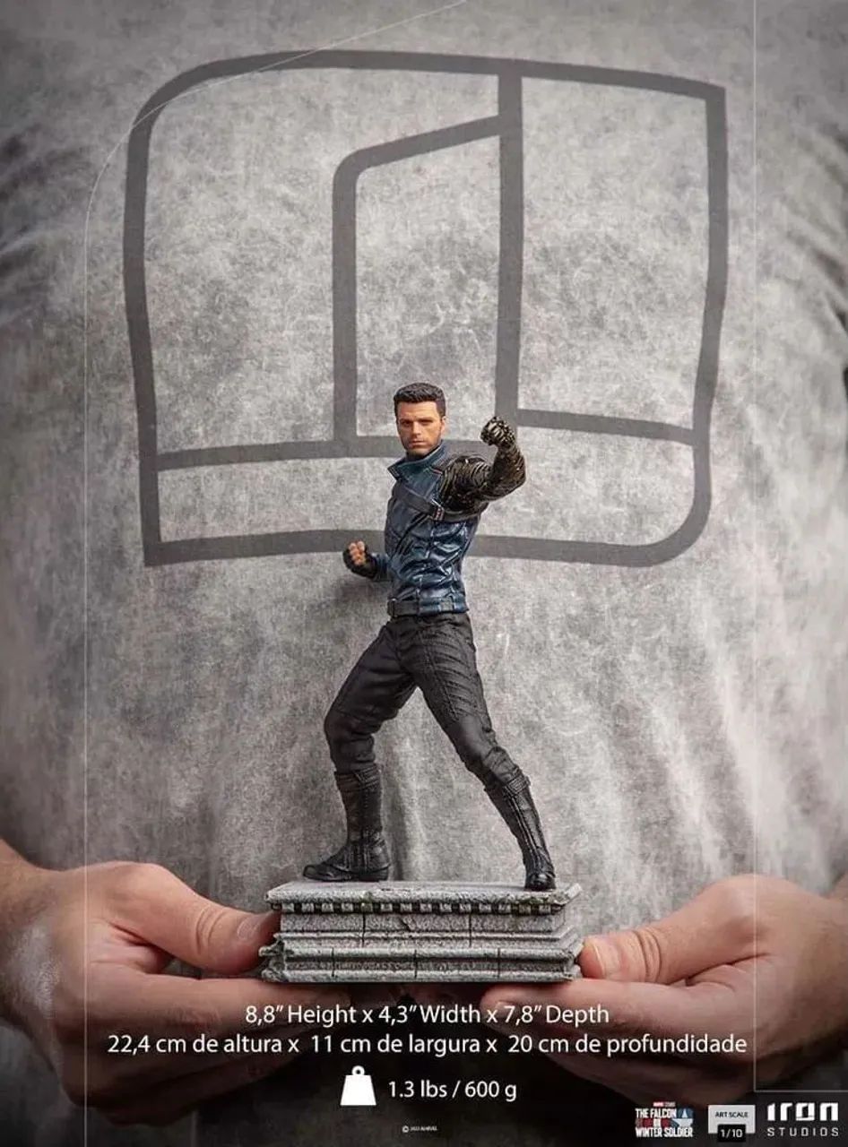 Bucky (soldado invernal) 1/10 Iron studios - Foto 3