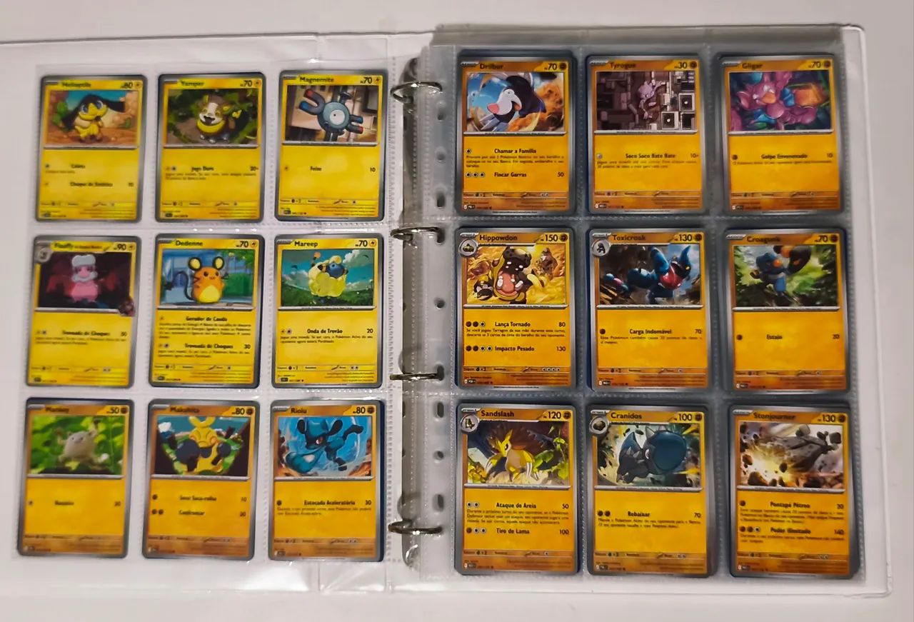 FICHÁRIO CARTAS POKÉMON COM 240 CARTAS - Foto 4