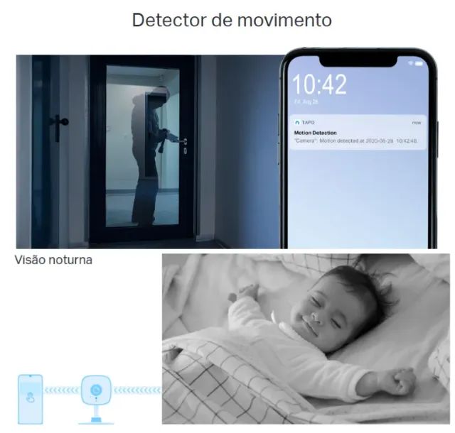 Câmera Wifi TP-Link, nova, lacrada, com garantia! - Foto 6