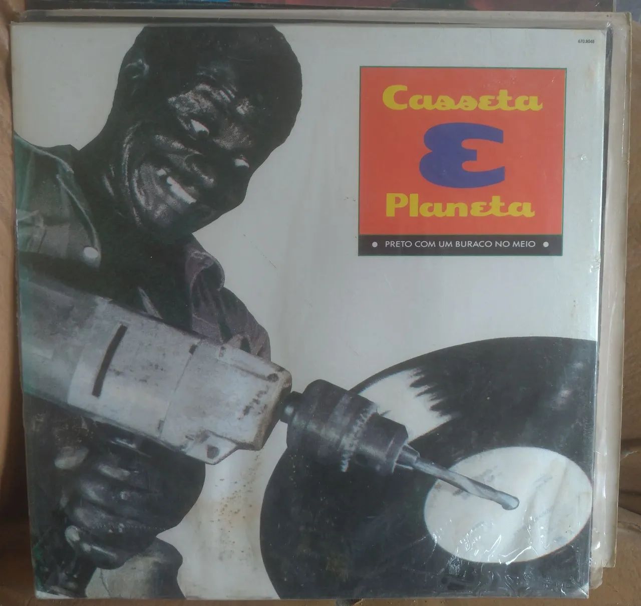 Disco de vinil - casseta e planeta