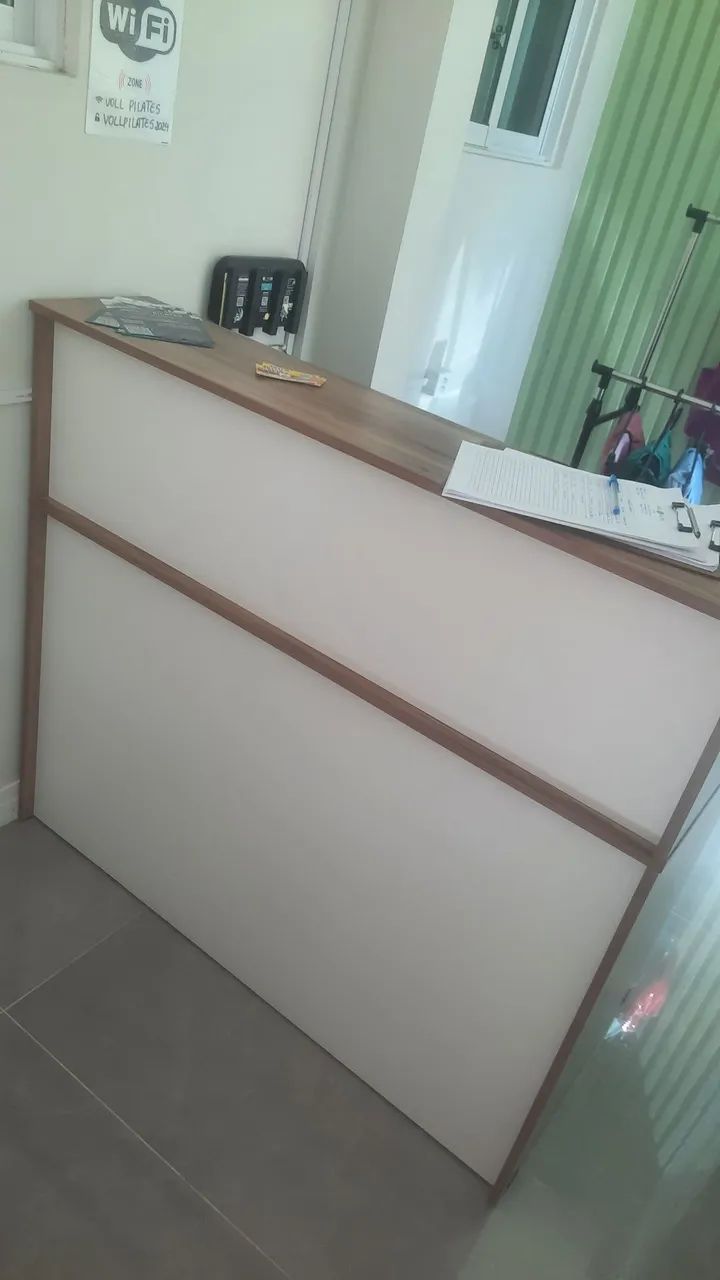 Balcão para recepção