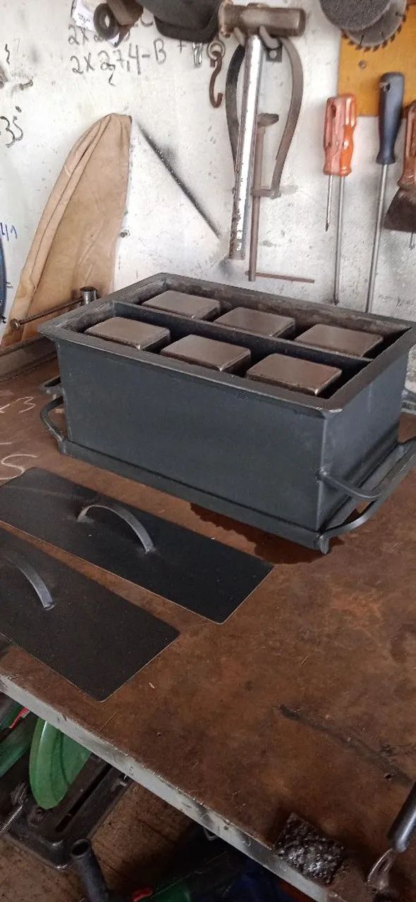 Forma de bloco dupla - Foto 2