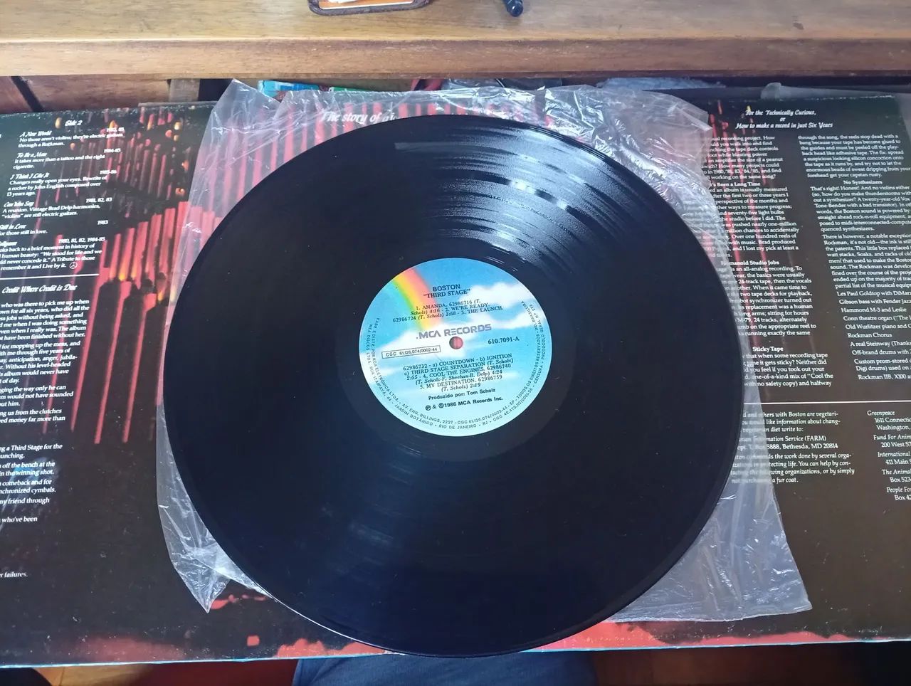 Boston - Third Stage - LP Vinil Original - MCA 1986 - Foto 3