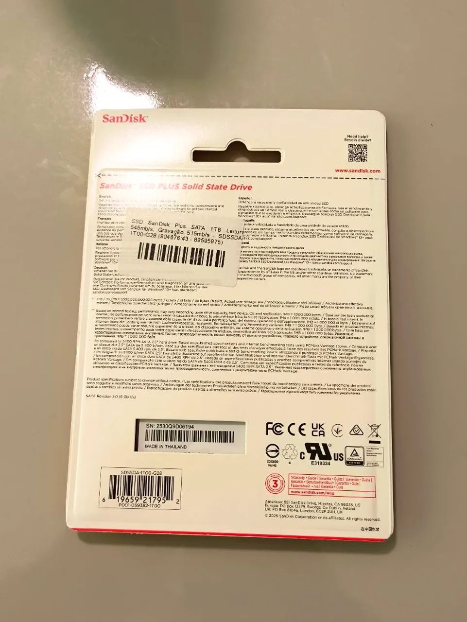 SSD 1TB SANDISK NOVO - Foto 2