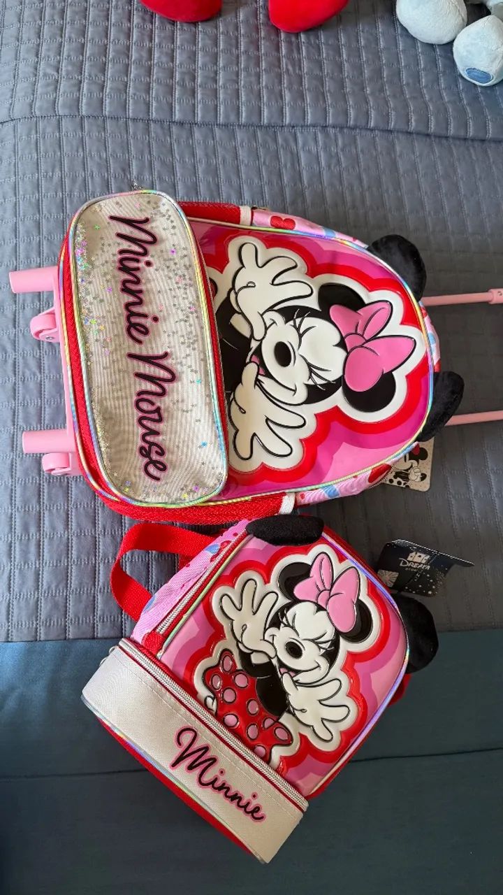 Mochila escolar minnie - Foto 4