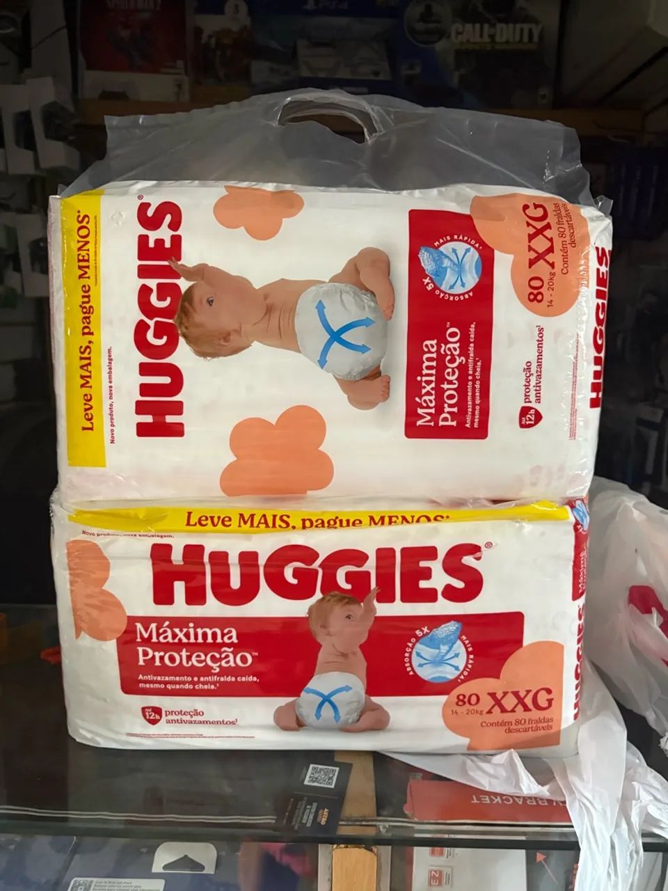 FRALDAS HUGGIES XXG 