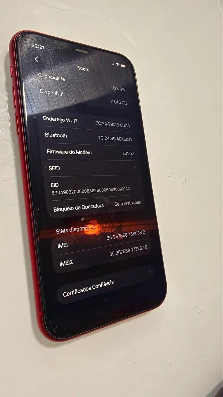 iPhone 11 red 128gb - Foto 4