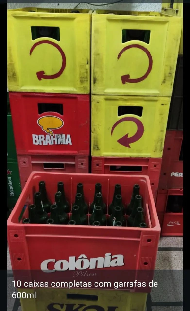 Engradados com garrafas - Foto 3