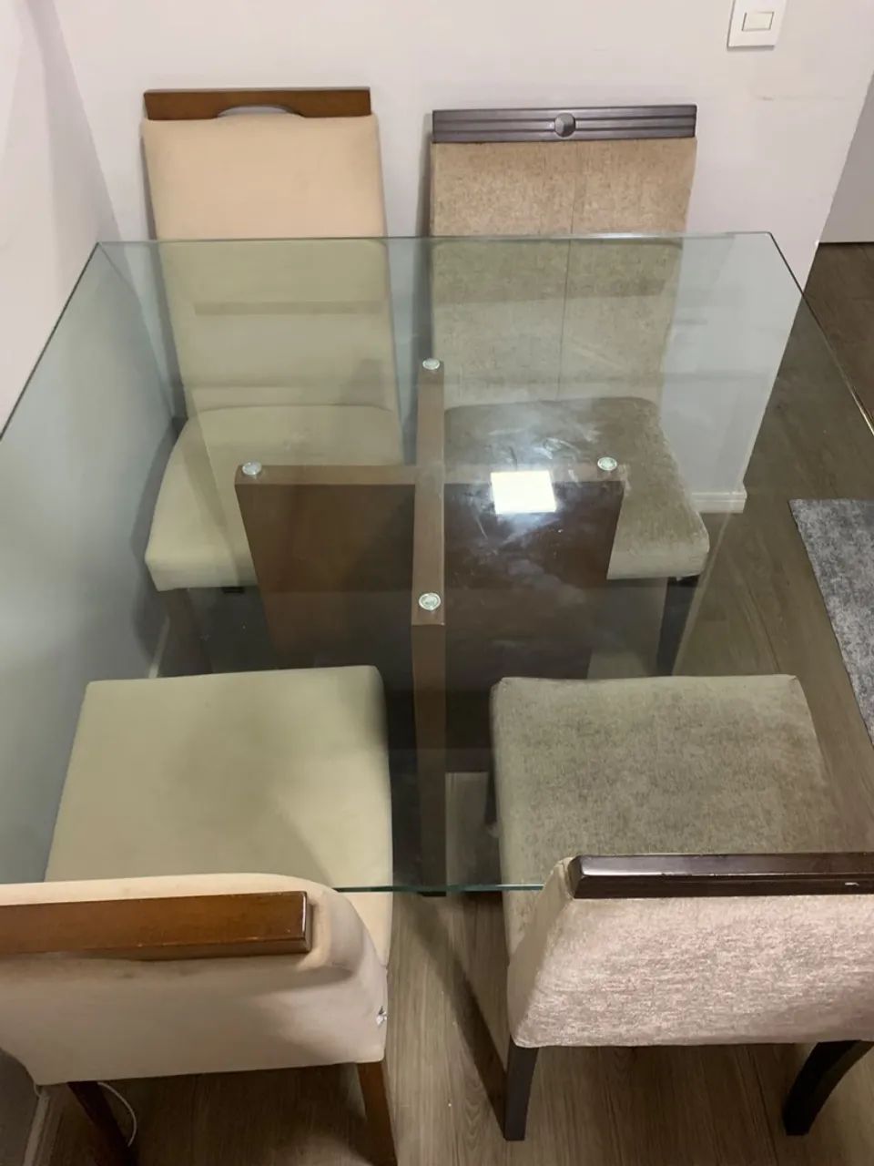 Mesa de jantar 4 cadeiras  - Foto 3