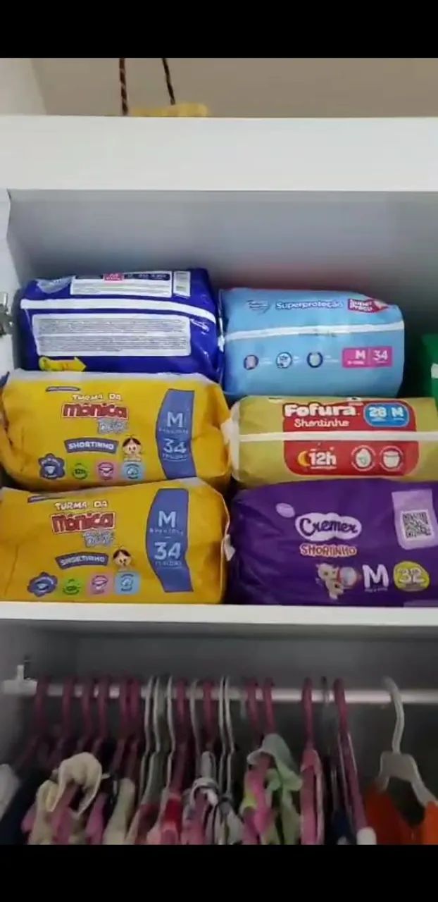 Fraldas tamanho M