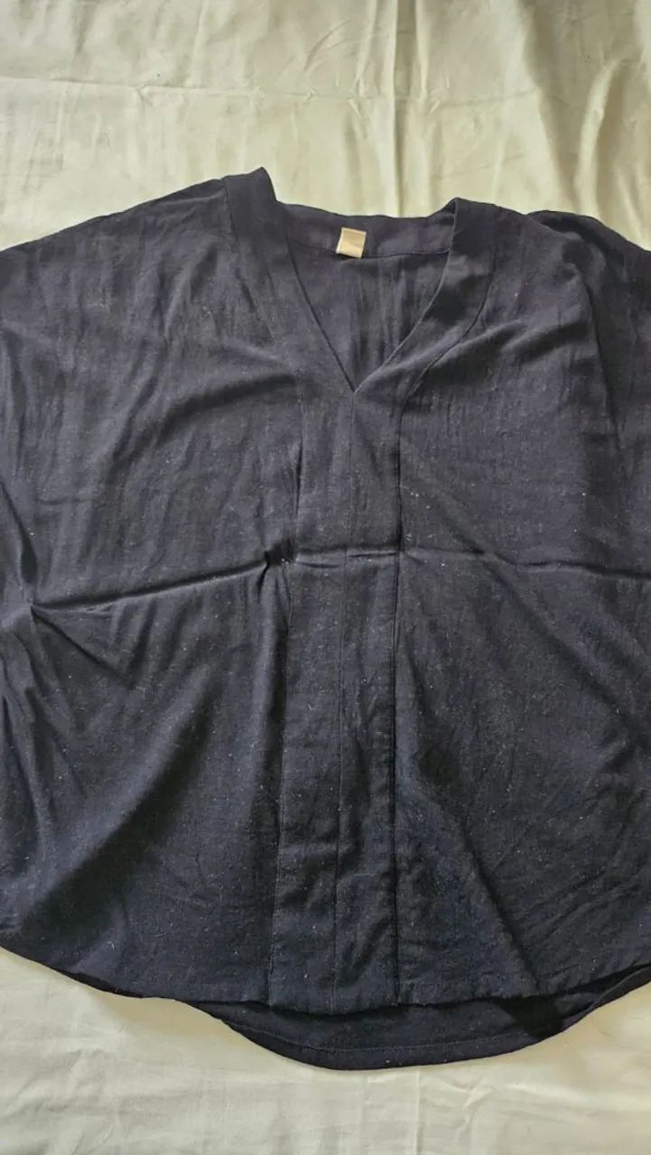 Blusa bata preta - Foto 4