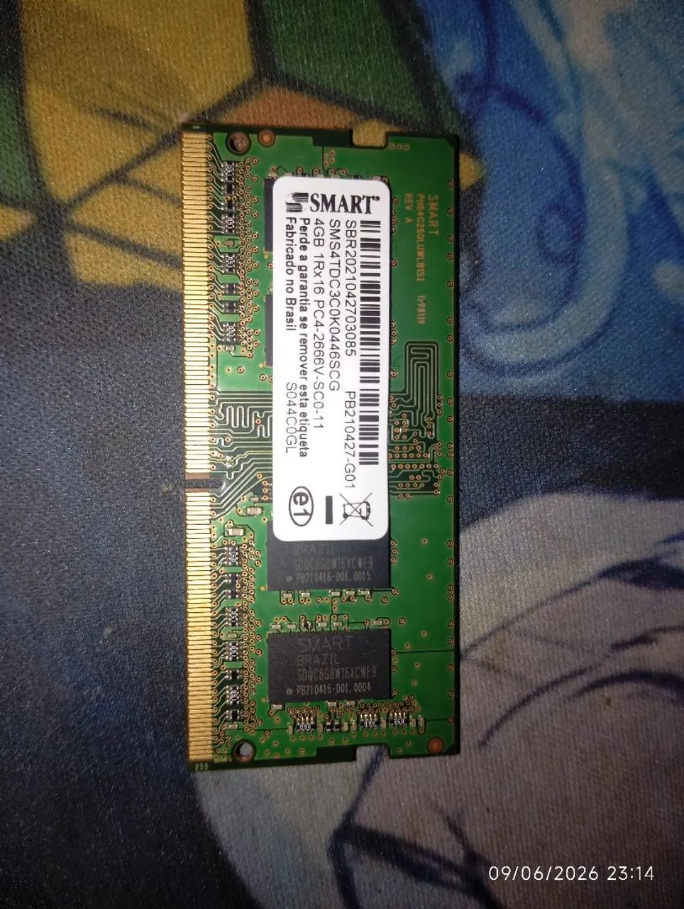 Memória Notebook DDR 3