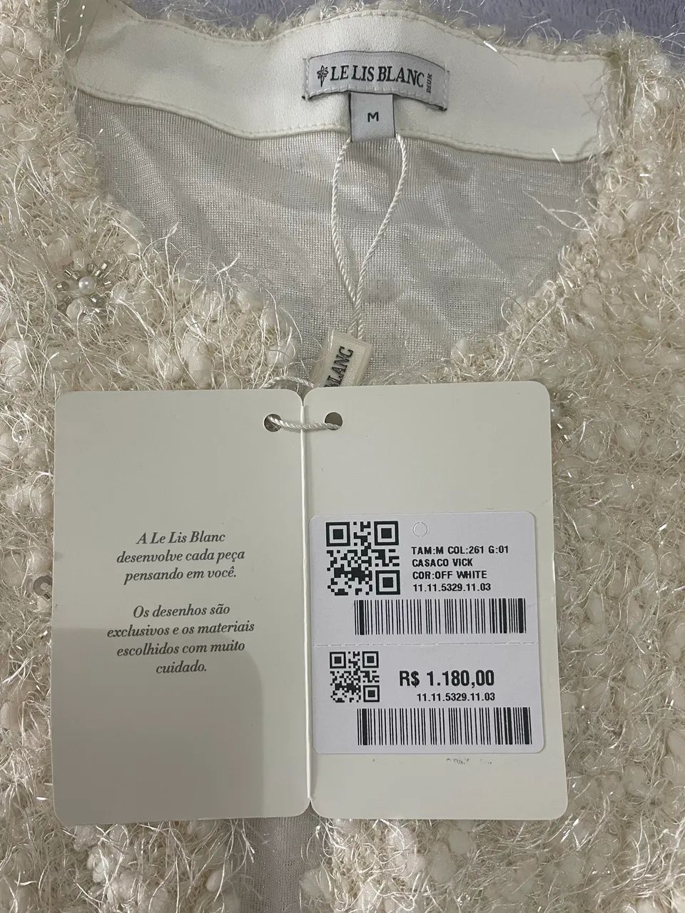 Casaco Le Lis Blanc Vick off white M - Foto 3