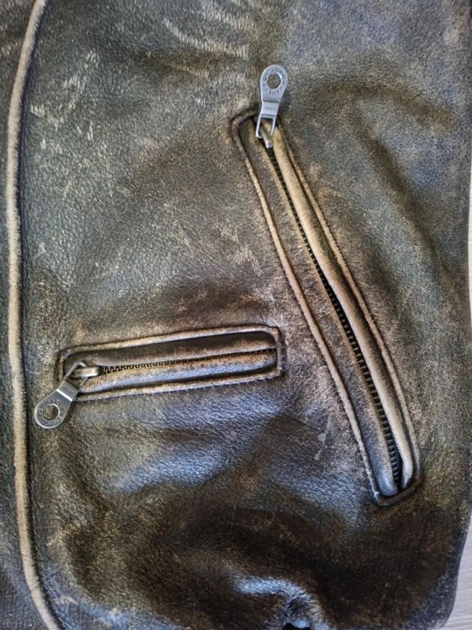 Jaqueta de couro Harley Davidson original/ estado impecável - Foto 4