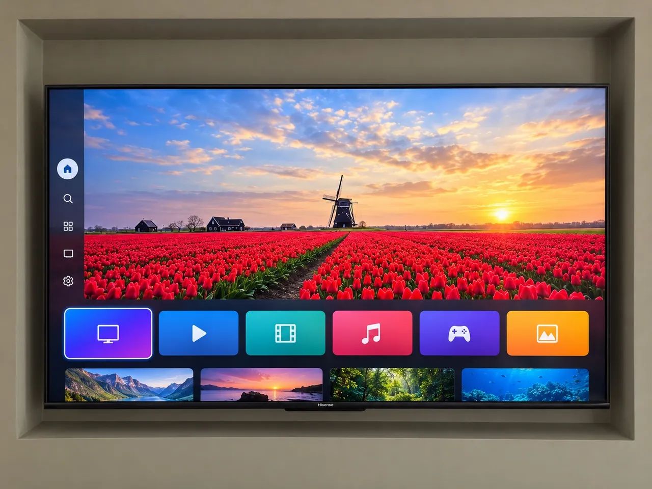 Smart Tv Hisense 4k 55 polegadas MINI LED - Foto 4