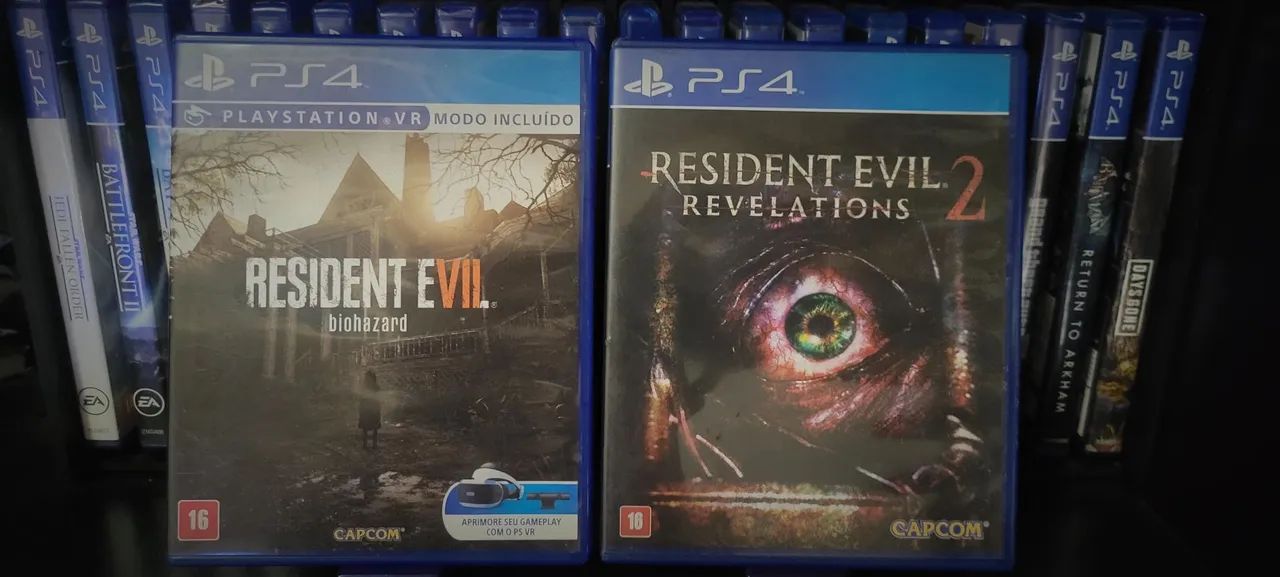 2 jogos PS4 Resident Evil