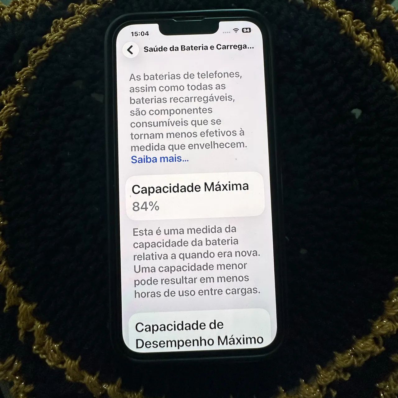 iPhone 13 Pro 512 GB Silver - Excelente Estado | R$ 2.550 - Foto 4