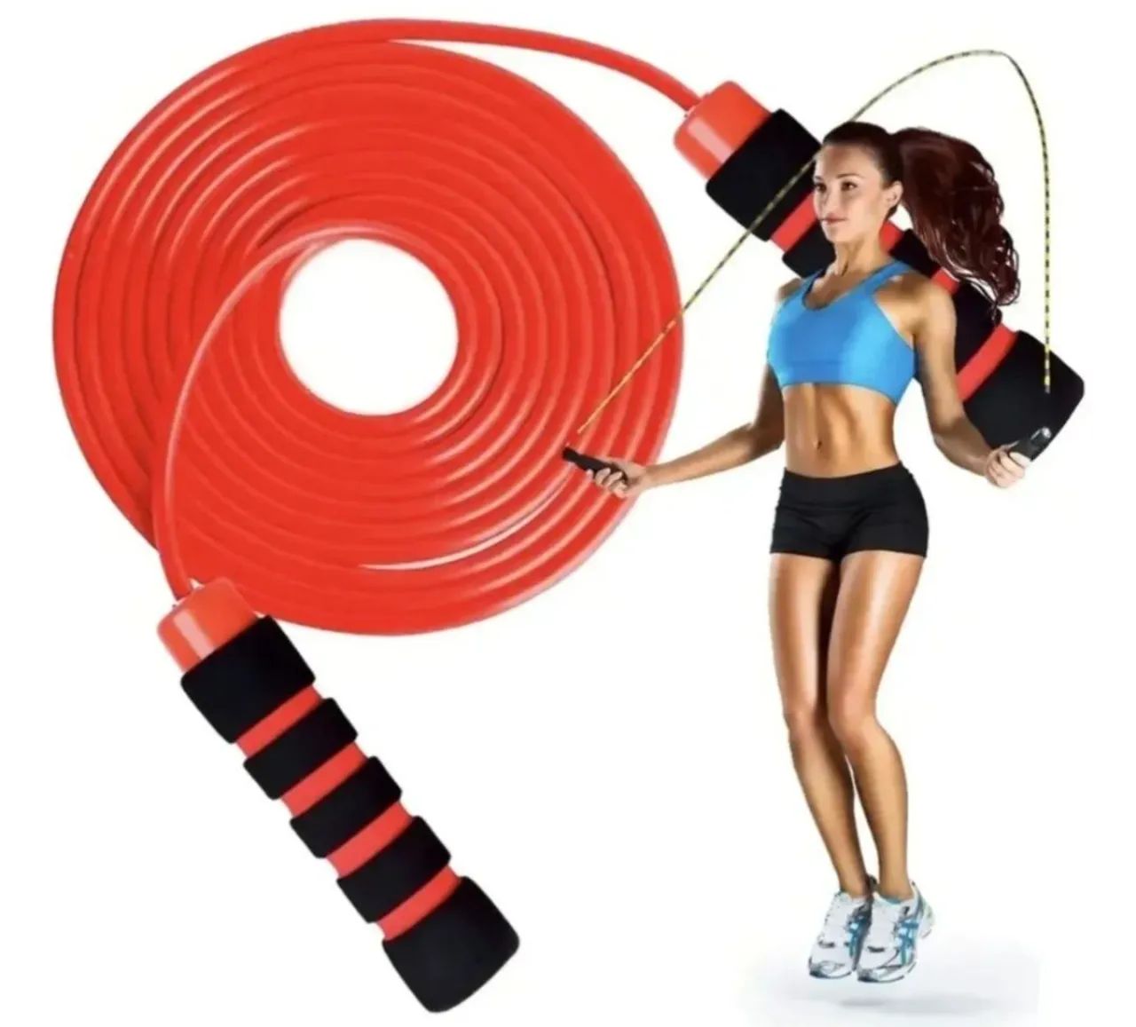 Corda De Pular Exercício Funcional Crossfit Academia - Foto 3