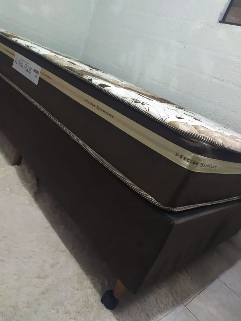 Cama solteiro colchão + base box