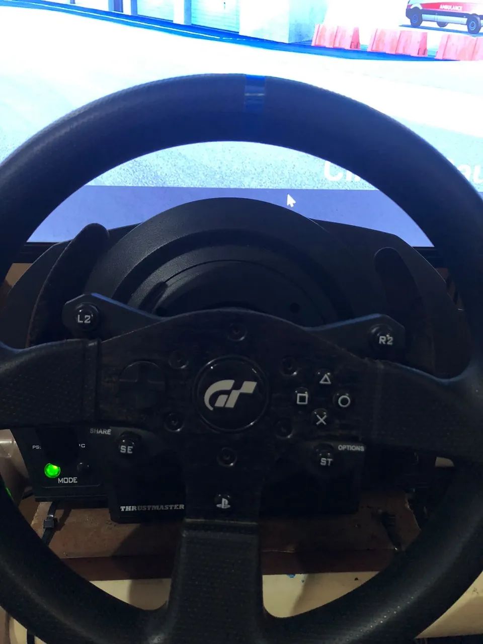 Cockpit thrustmaster T300 RS completo - Foto 4