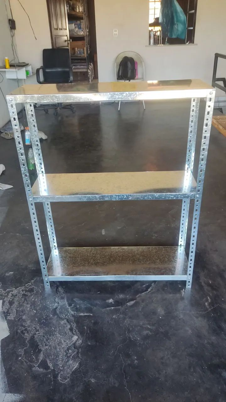 ESTANTE EM AÇO GALVANIZADA  - Foto 2