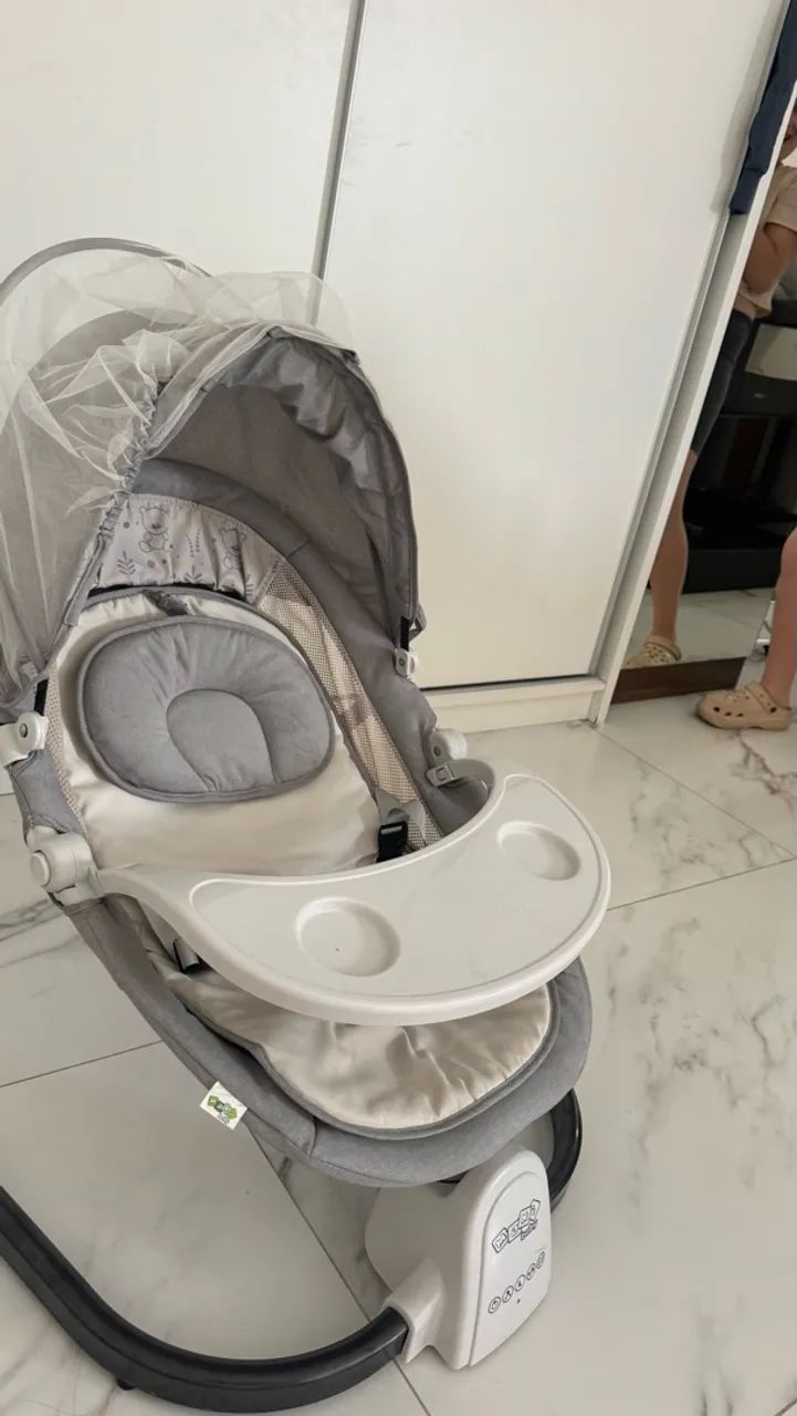 Cadeira de balanço e descanso bebê musical automática maxi baby  - Foto 3