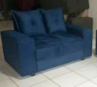 Sofa almofadado 2 lugares de fábrica  - Foto 2