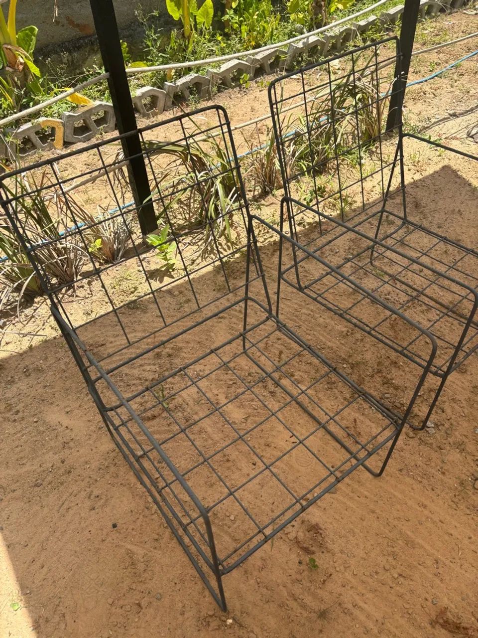 Conjunto de cadeiras de ferro  - Foto 2