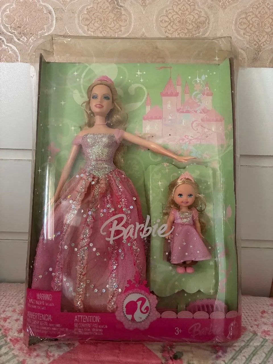  Barbie e Kelly Irmãs Princesas