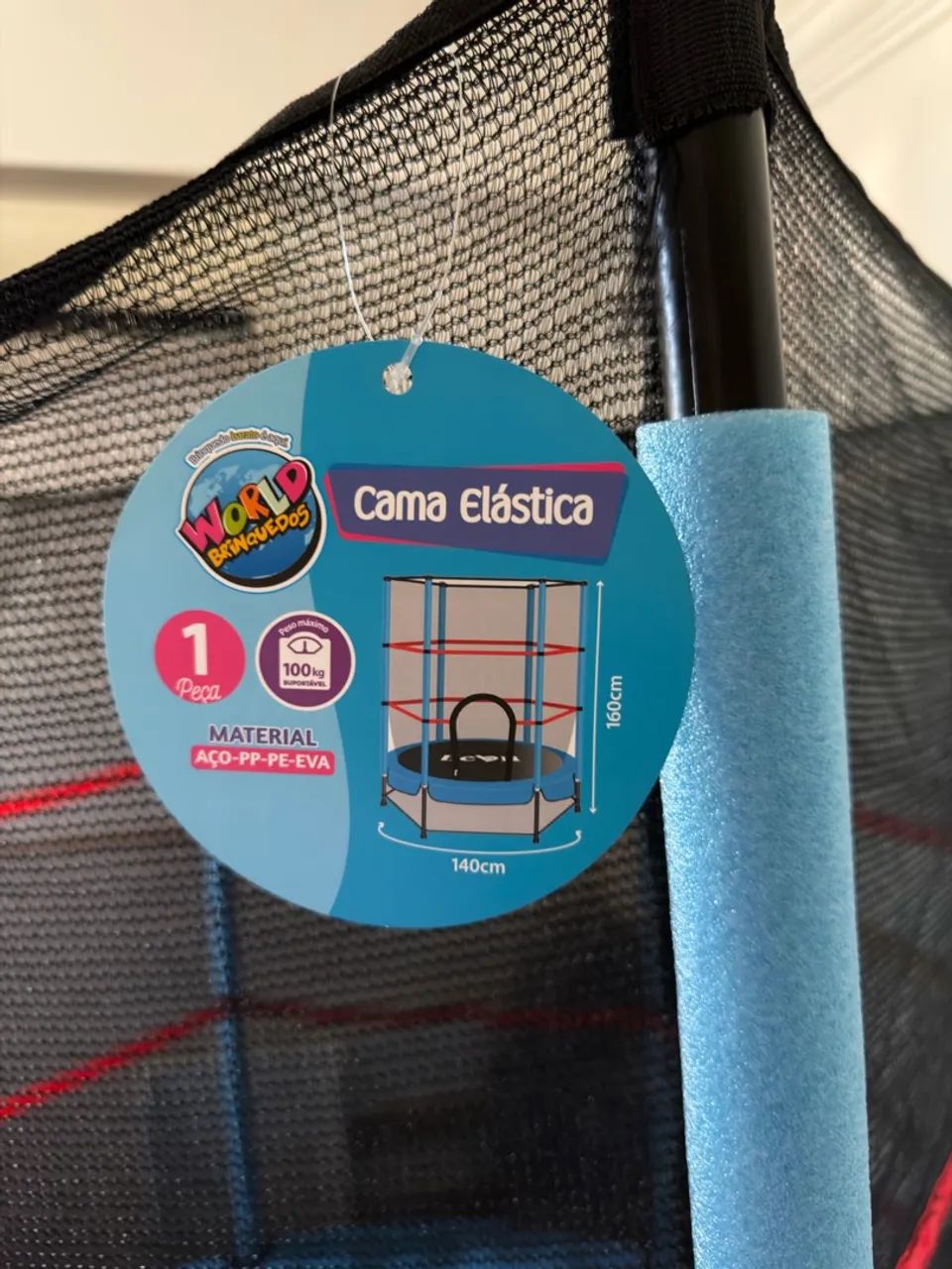 Cama elástica, extremamente nova, pouco utilizada  - Foto 3