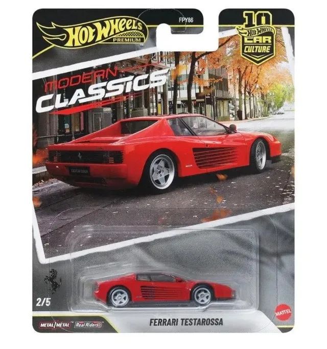 Hot Wheels Premium Ferrari Testarossa Modern Classics