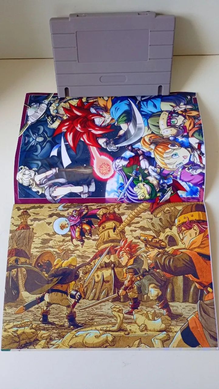 Chrono Trigger com mini-detonado e mini-posters - Foto 2