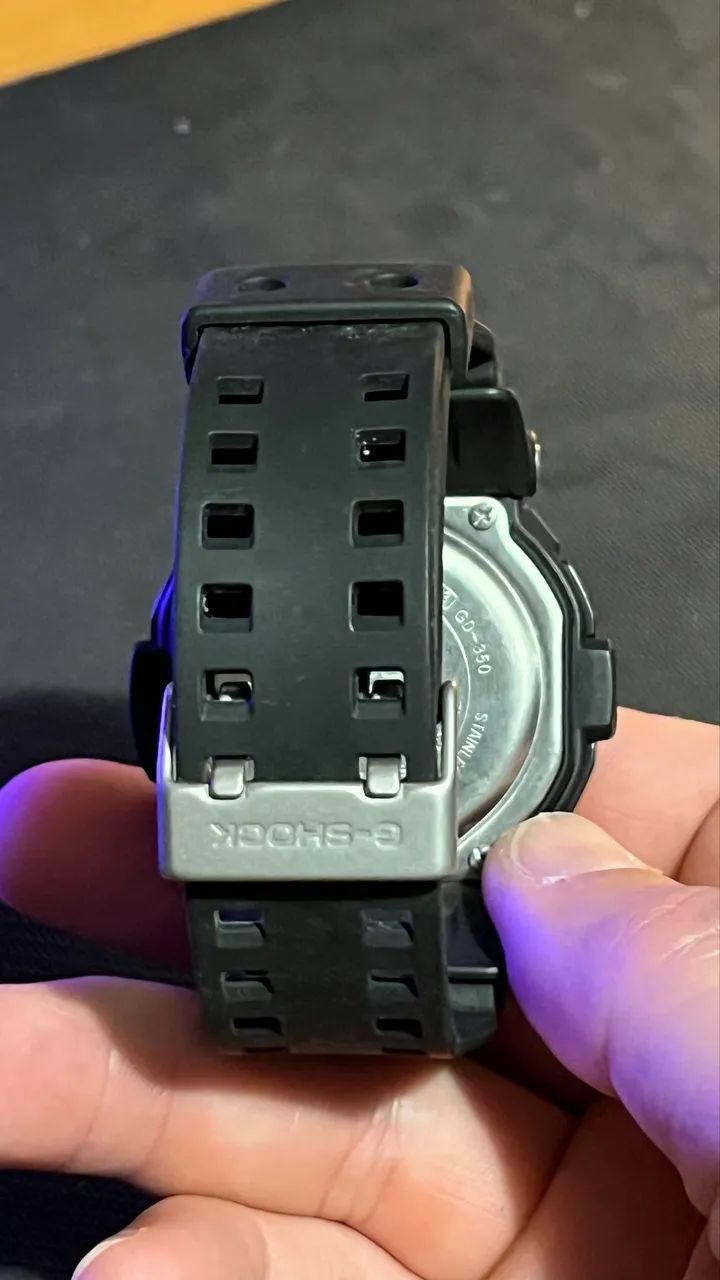 Casio G-Shock GD-350GB-1 Preto - Foto 3