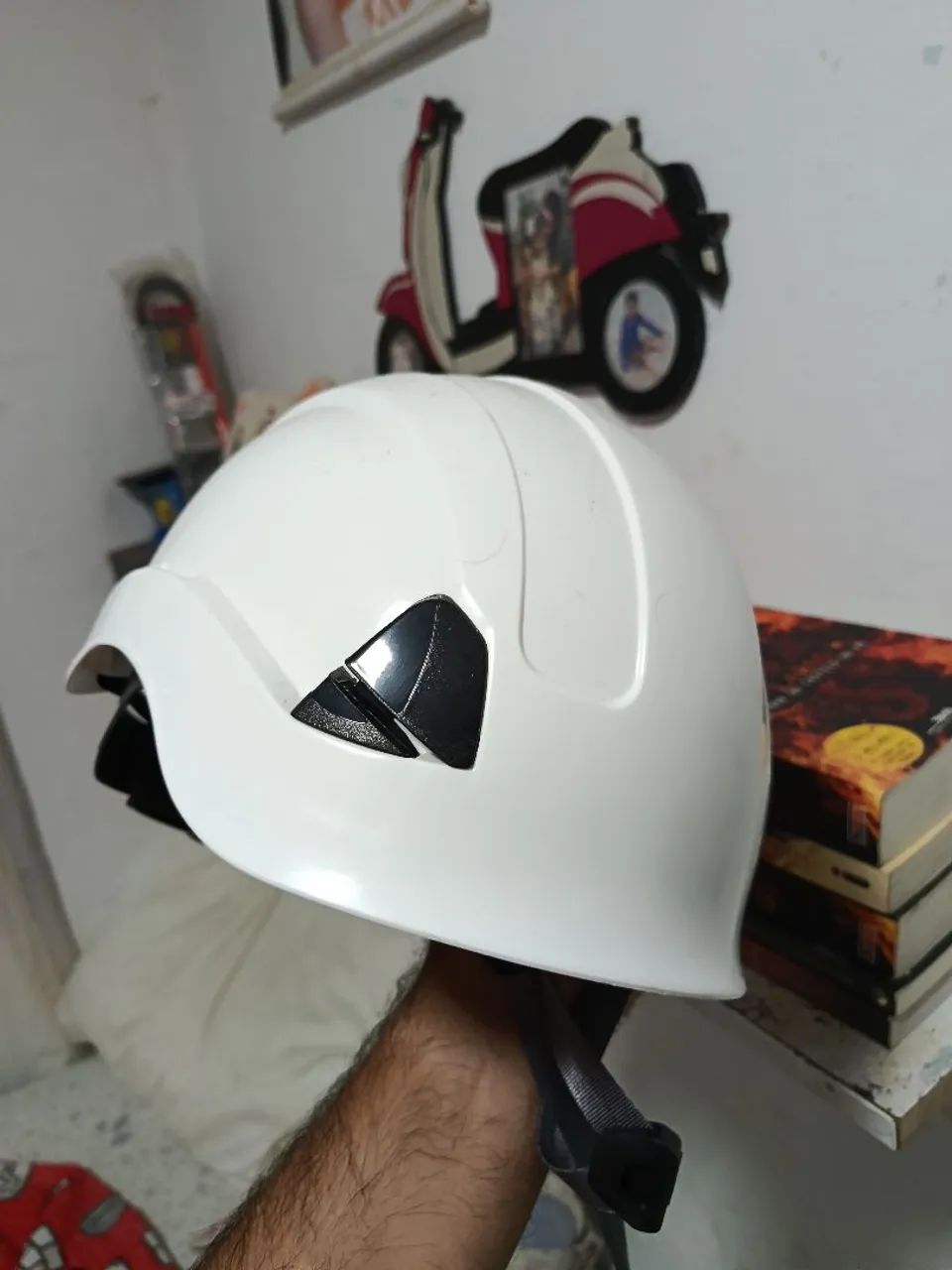 Capacete steelflex resgate , branco  - Foto 3