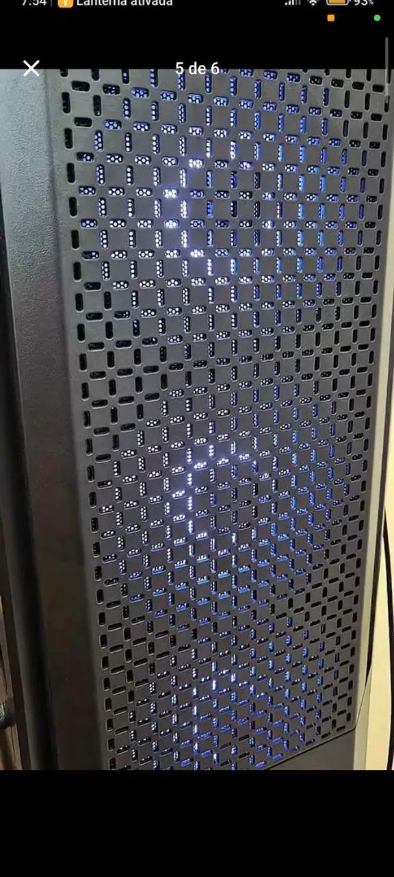 Gabinete Rise Mode Black Wave ARG  - Foto 3
