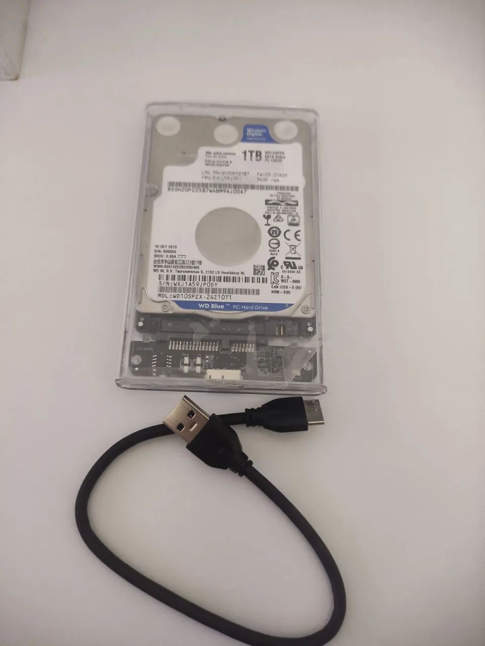 HD externo 1 tb saudável USB 3.0 