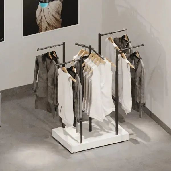 Expositor de Roupas em MDF Base com 6 cabideiros Robust - Foto 3