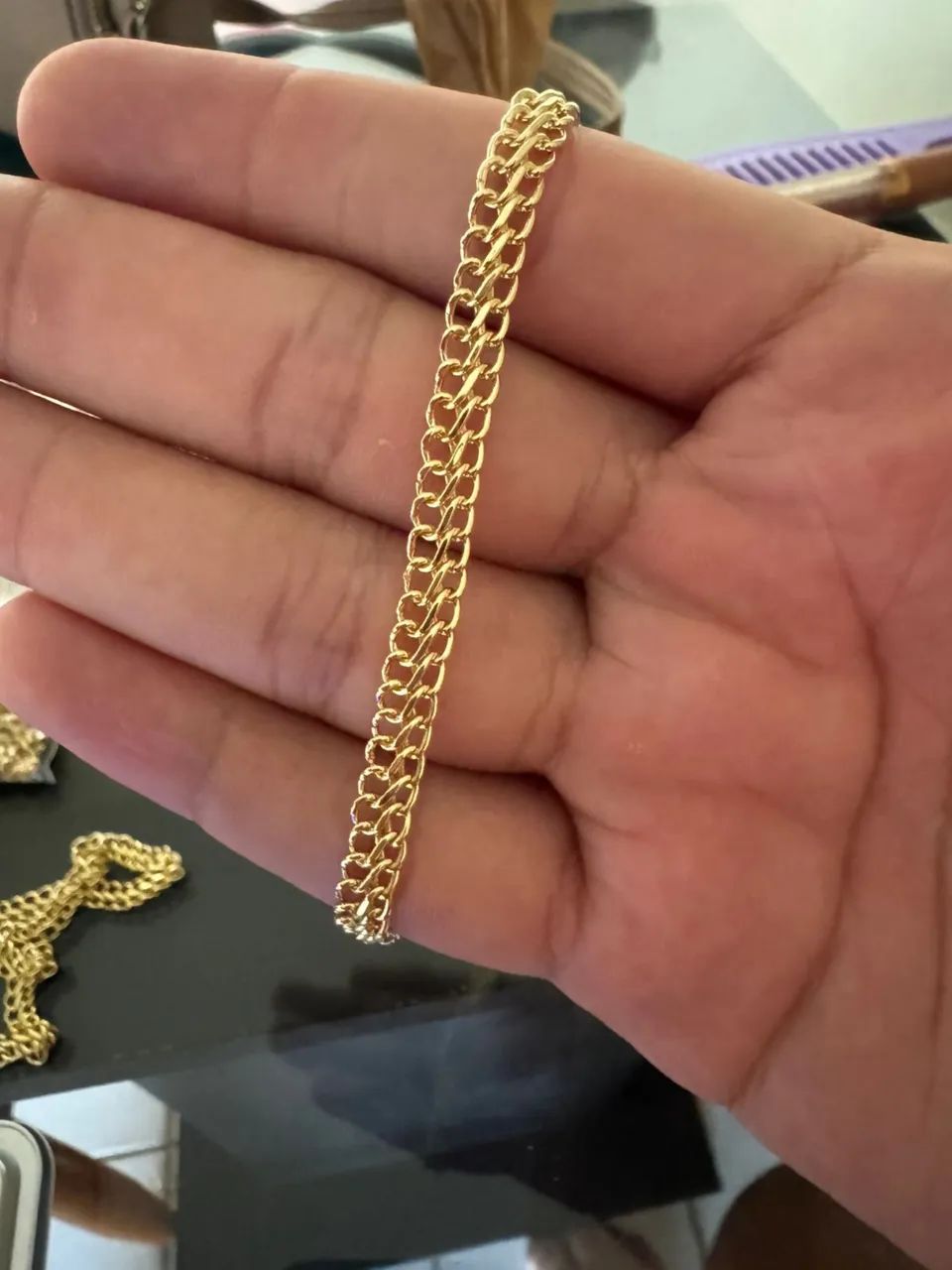 Pulseira ouro 18k 750 