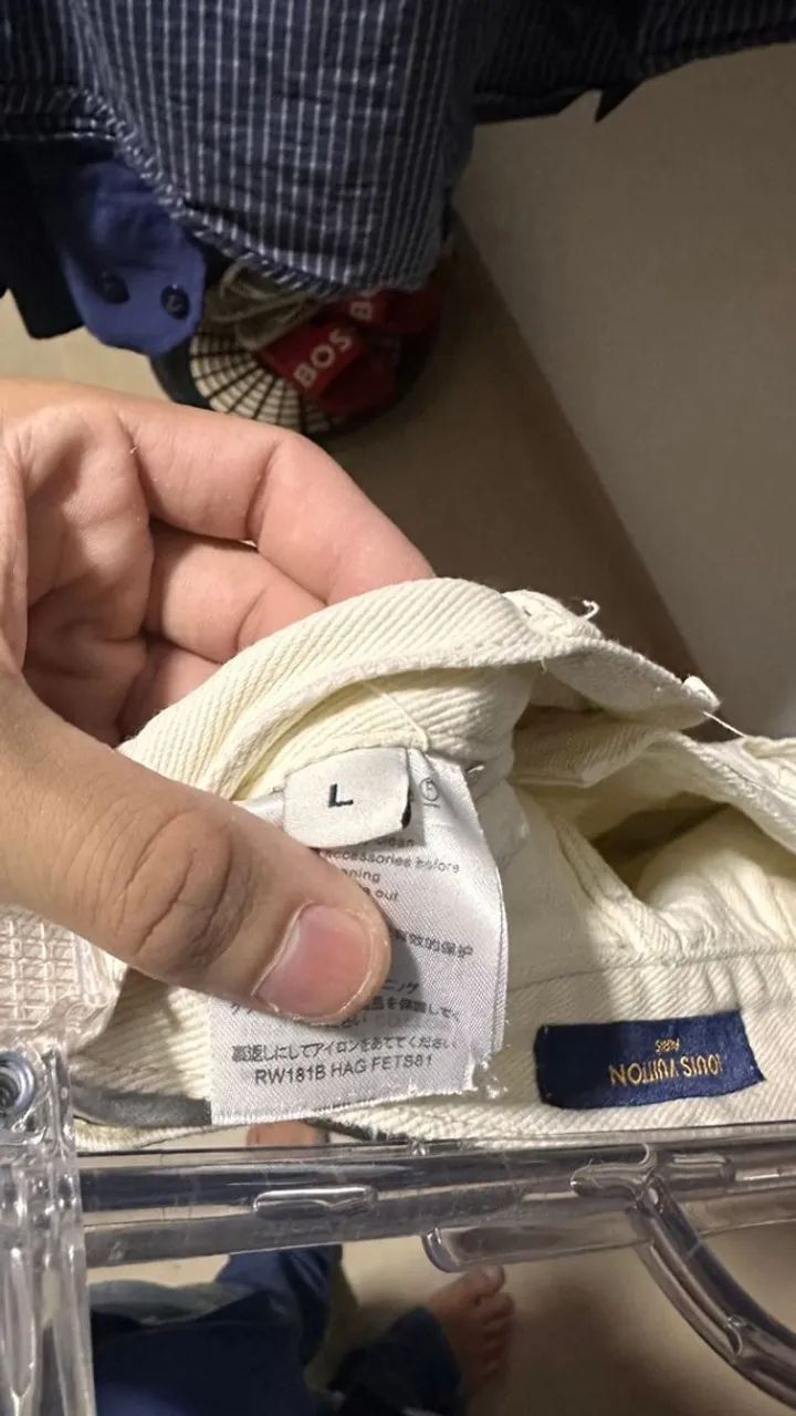 calça off white louis vuitton carpenter - Foto 5