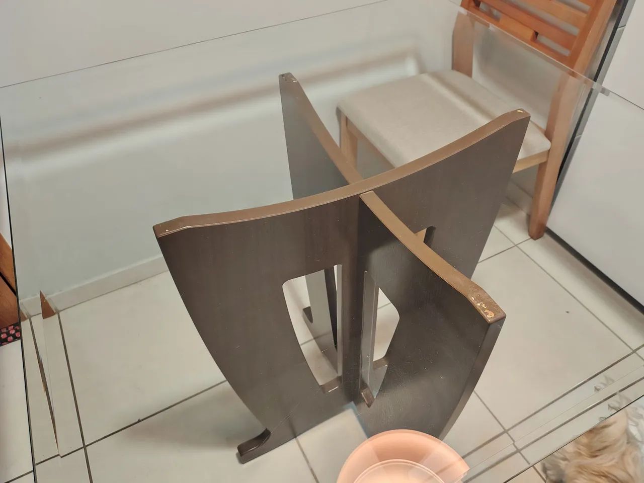 Mesa de jantar 04 lugares Usado e bem conservado  - Foto 4