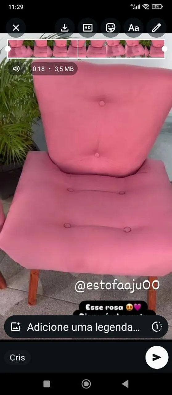 Poltronas em veludo  - Foto 3