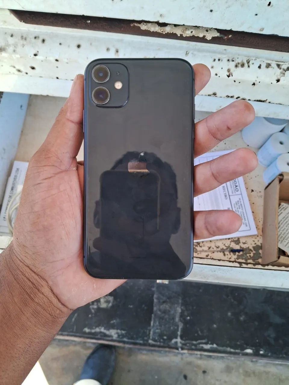 IPHONE 128Gb,COR PRETO,Bateria: 72% - Foto 2