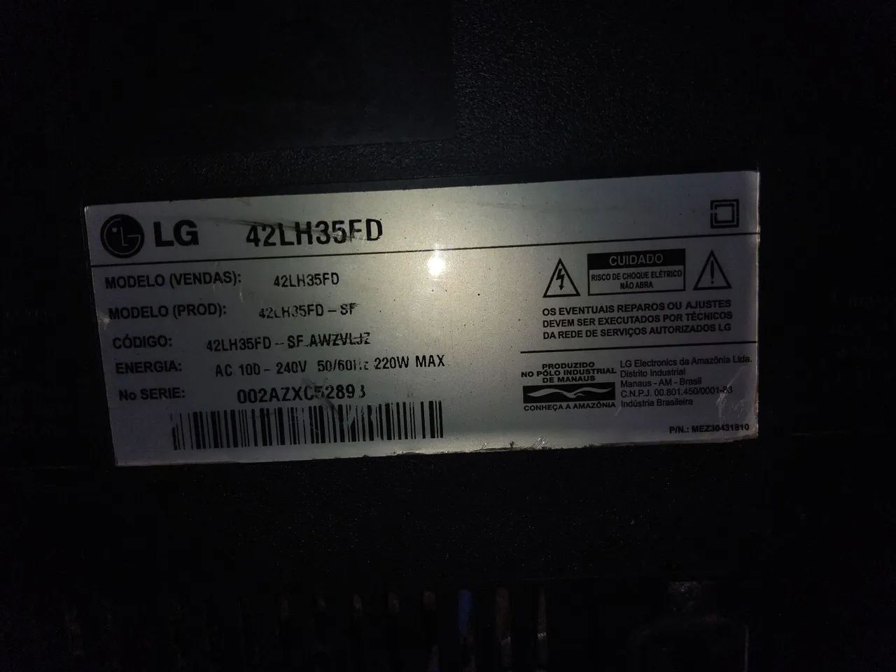 TV LG 42" Full HD - Foto 3